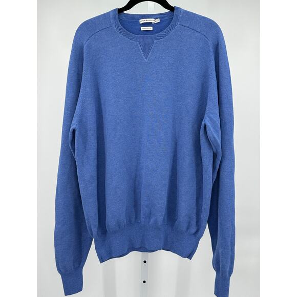Peter Millar Hartford Blue Wool Blend Crewneck Sweater‎ XL - Picture 1 of 5